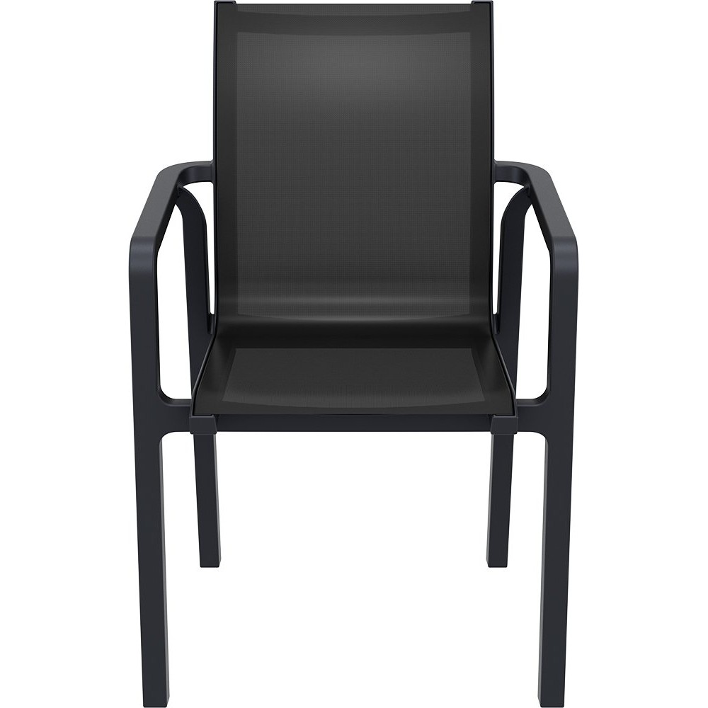 кресла пластиковые с высокой спинкой