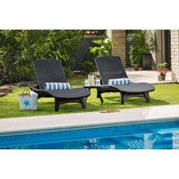 Шезлонг Пацифик (Pacific) серый