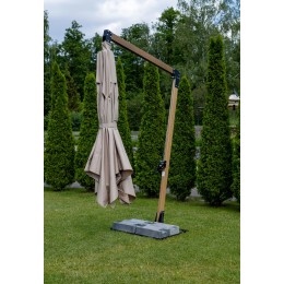 Профессиональный зонт с сублимацией под дерево 3х3