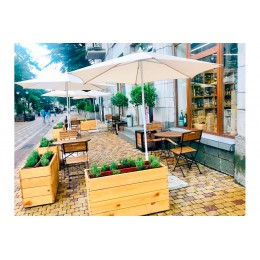 Зонт пляжный белый 2,7м