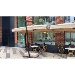 Зонт металлический 3х3 с боковой опорой Хит