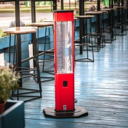 Уличный электрический обогреватель VR red