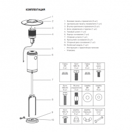 Уличный газовый обогреватель Ballu
