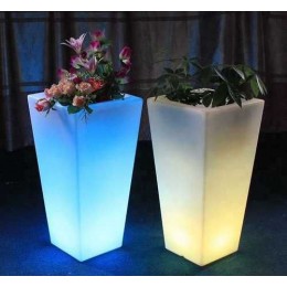 Светящееся кашпо "C3PO" белое