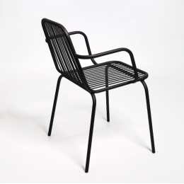 Стул с подлокотниками Сталь