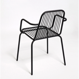 Стул с подлокотниками Сталь