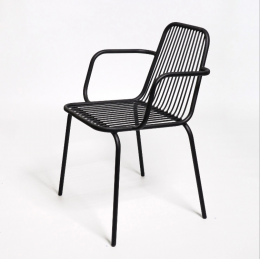 Стул с подлокотниками Сталь