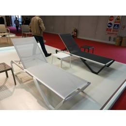 Шезлонг-лежак металлический Wave