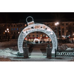 Световая арка Ёлочный шар №2