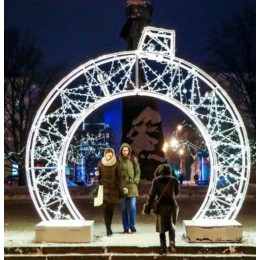 Световая арка Ёлочный шар №3